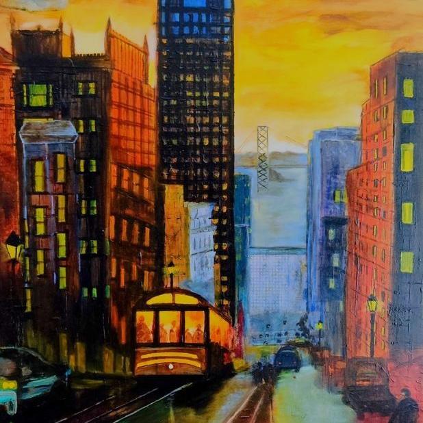 San Franzisco Acrylbild