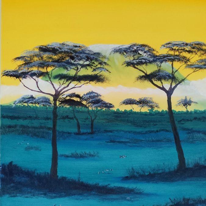 Der Morgen in Afrika