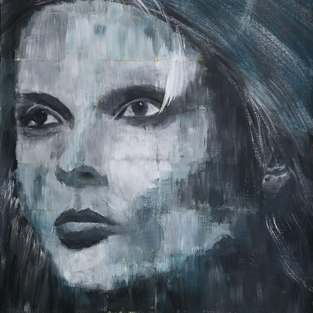 Arabella Portait Dispersonsfarben Größe 100 x 70 cm