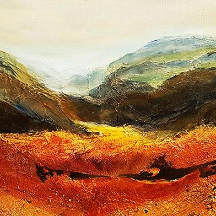 Eine Landschaft von Gerhard Winkler