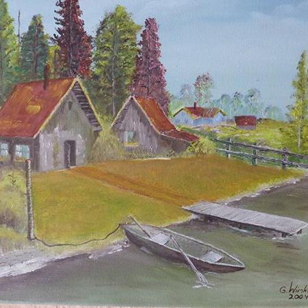 Eine Landschaft von Gerhard Winkler