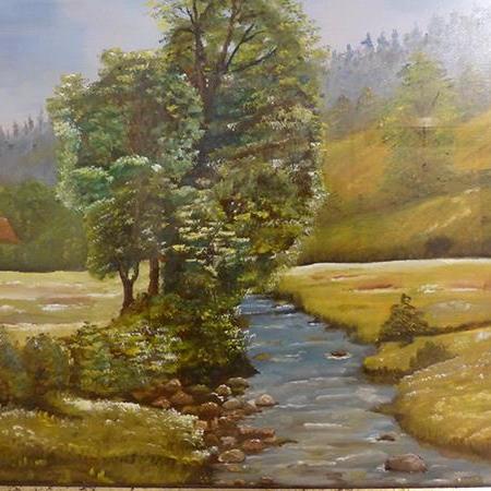 Eine Landschaft von Gerhard Winkler