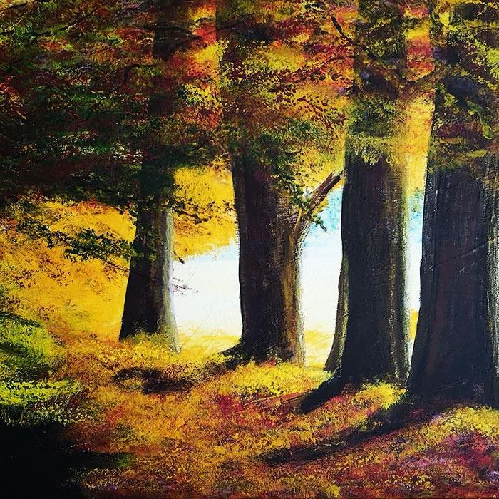 Eine Landschaft von Gerhard Winkler