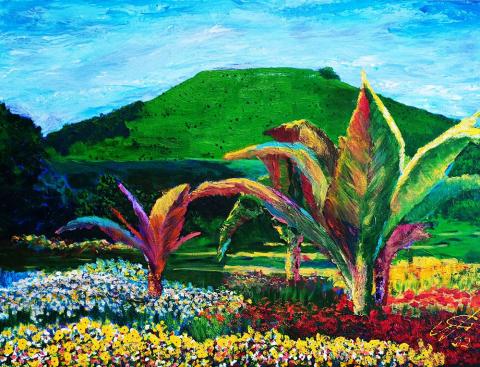 Eine Landschaft von Gerhard Winkler