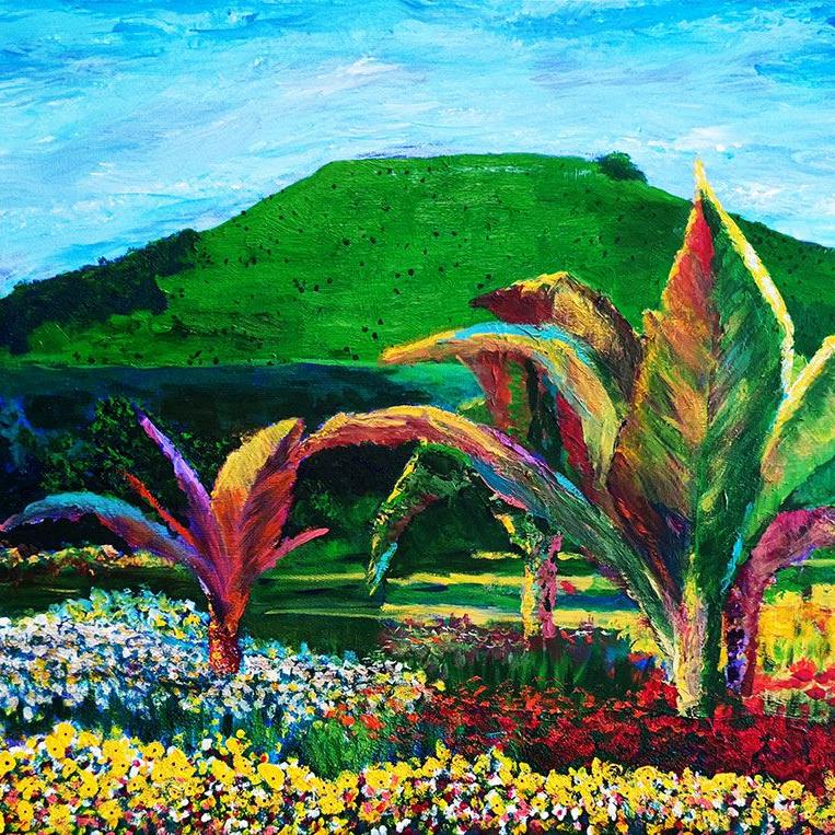 Eine Landschaft von Gerhard Winkler