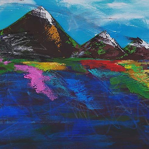 Eine Landschaft von Gerhard Winkler