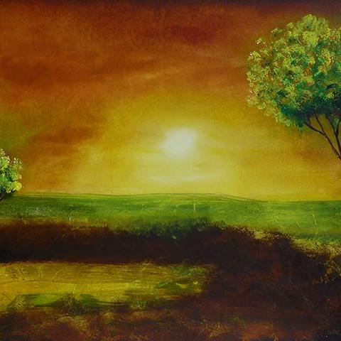 Eine Landschaft von Gerhard Winkler