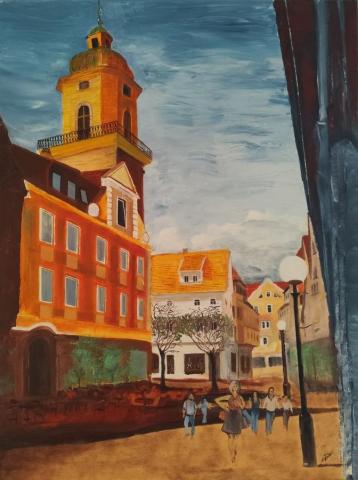 Stadtkirche Aalen vor 30 Jahren