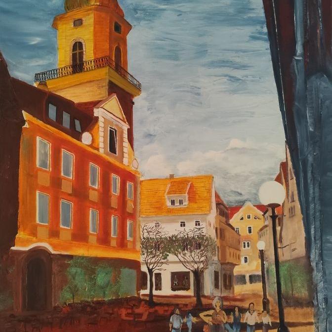 Stadtkirche Aalen vor 30 Jahren