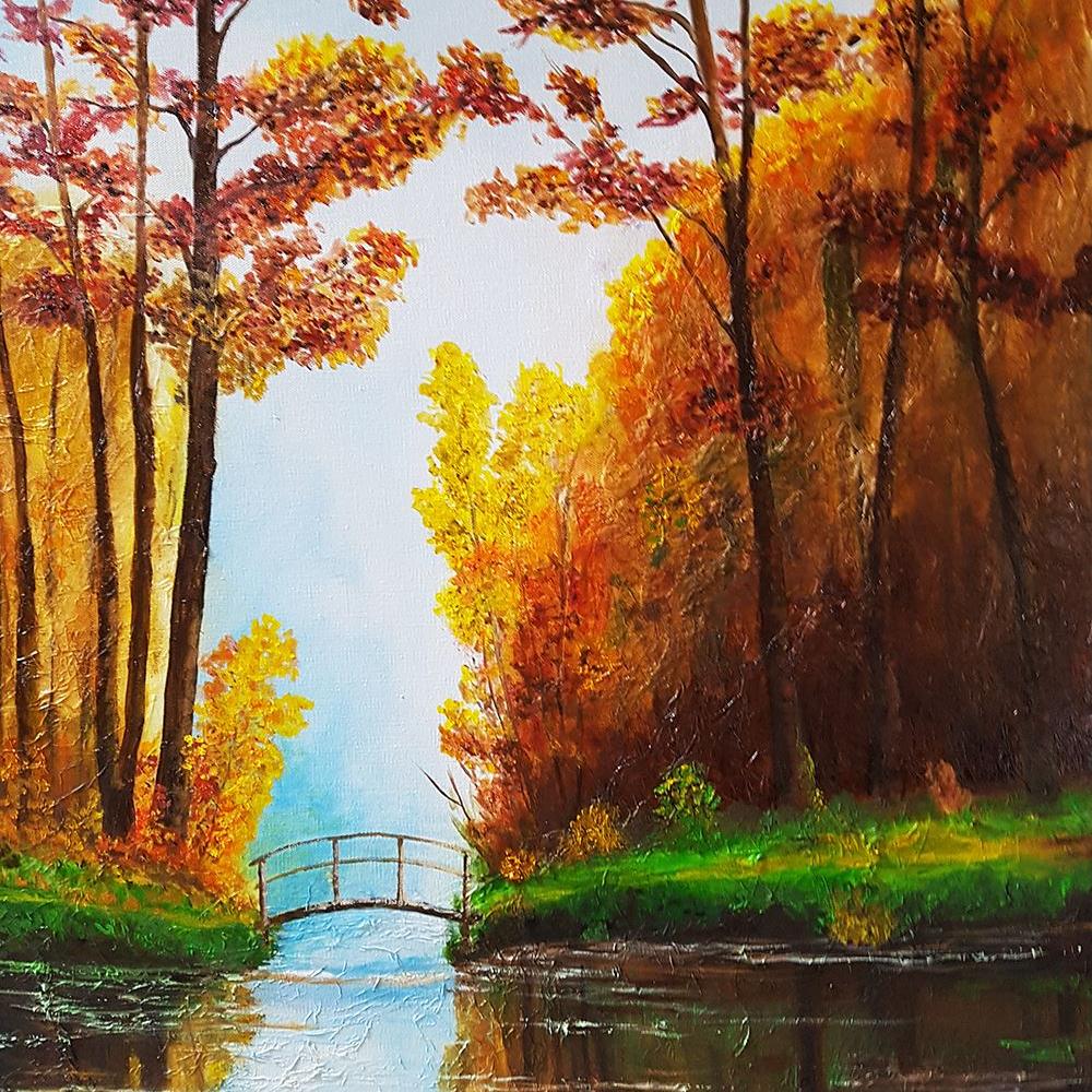Eine Landschaft von Gerhard Winkler