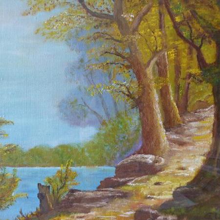 Eine Landschaft von Gerhard Winkler